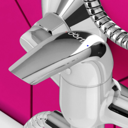 D1109500 Stark Смеситель для ванны и душа AM.PM с длинным изливом