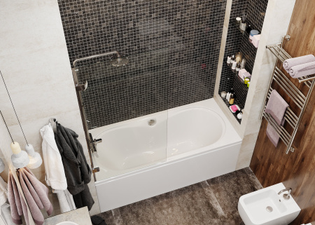 Акриловая ванна VAGNERPLAST BRIANA 180x80