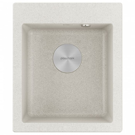 Мойка Paulmark KANTE 40 PM104249-GR 490х415х195 мм, IT-GRANIT, серый