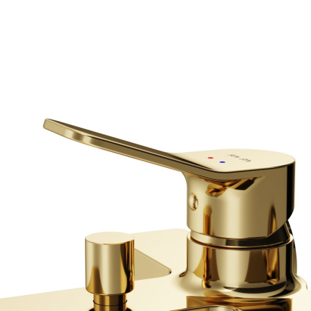 F85A10099 X-Joy, Смеситель для ванны и душа AM.PM, золото