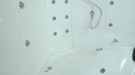 Душевая кабина Timo Lux T-7735 Clean Glass  135*135*230, турецкая баня хамам