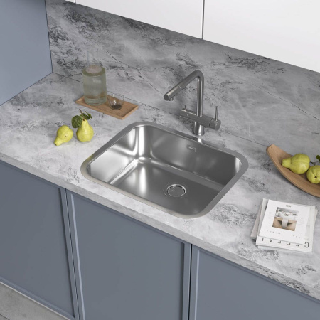 Кухонная мойка Reflexion Orta RX2454SS полированная сталь