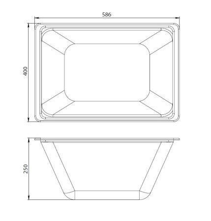 Контейнер для ванны AM.PM Gem W90A-070-070W-C