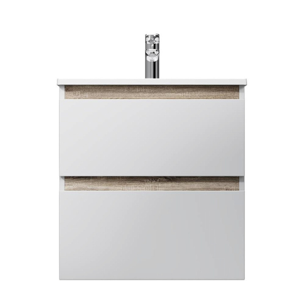 M85AFHX0602WG X-Joy База под раковину AM.PM, подвесная, 60 см, 2 ящика, белый глянец