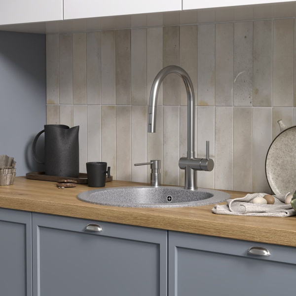 Кухонная мойка Reflexion Core RX1350GR, гравий