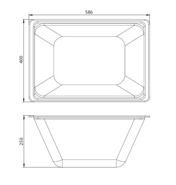 Контейнер для ванны AM.PM Gem W90A-070-070W-C