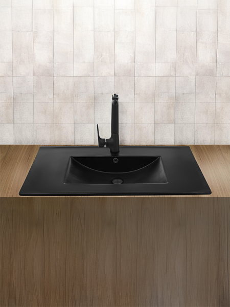 Раковина врезная WeltWasser WW SK DEILBACH 7506-90 MT-BL