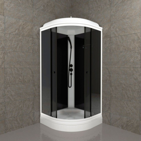 Душевая кабина Тритон Щ0000067302  Грэй-Блэк 90*90 А (ПД31)