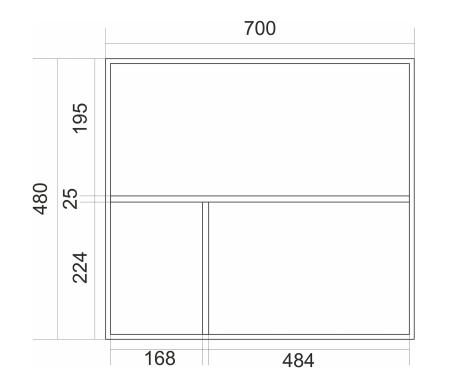 Тумба под раковину Classic-70 MIXLINE Аврора-70 белый (544265)