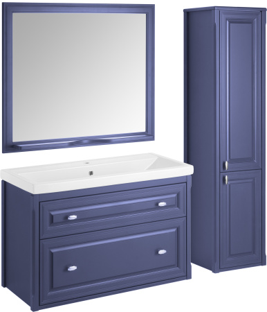 Тумба ASB-Woodline Кастелло 100 пейна под раковину Фостер 100 (12060)