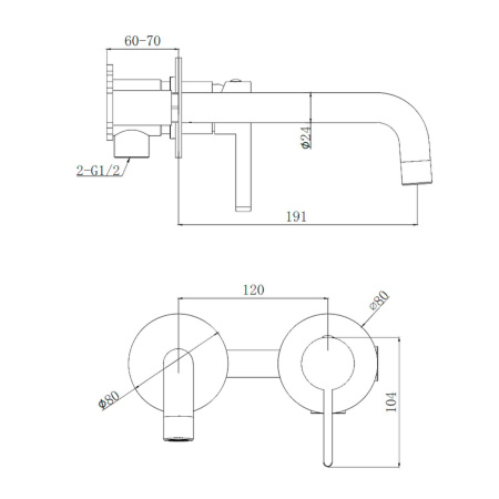 Смеситель для раковины Splenka S221.11.06, черный