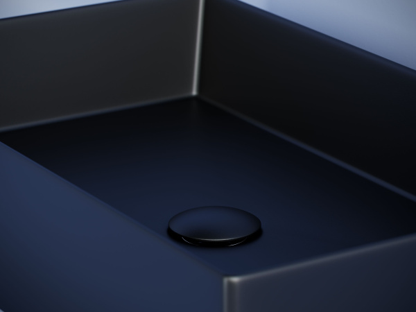 Раковина накладная прямоугольная Ceramicanova Element 601*361*130, черный матовый, CN6070MB