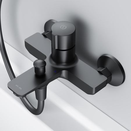 F85A10522_xxx X-Joy TouchReel Смеситель для ванны и душа AM.PM нажимной, чёрный