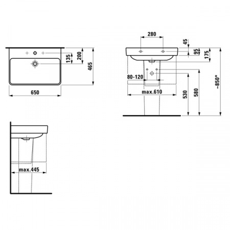 Раковина Laufen 8109640001041