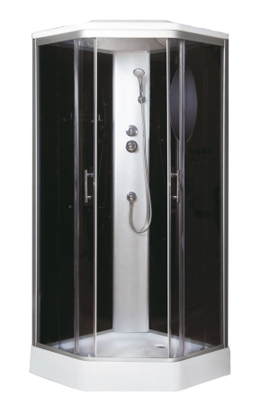 Душевая кабина Niagara Ultra NG-2506-01 (90х90х220) низкий поддон(16см),стекло тонированное,4 места