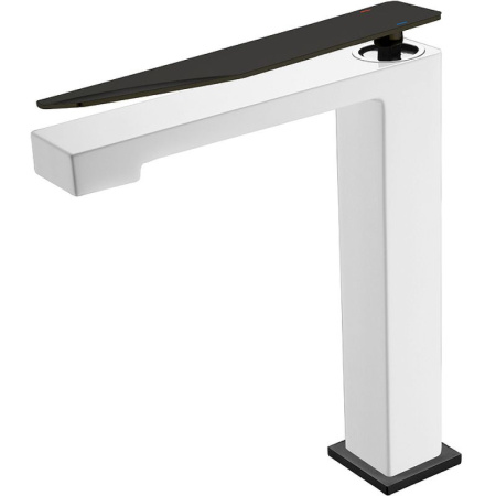 Смеситель для умывальника Boheme Q 142-WB-Q2 White Black