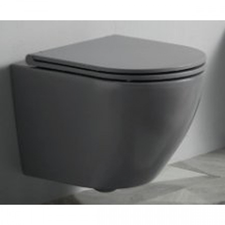 Унитаз подвесной CeramaLux 2197 серый