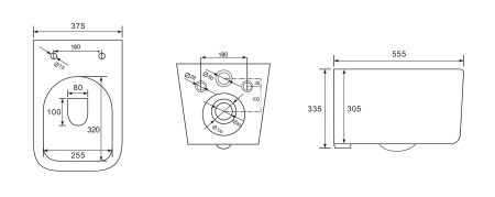 Унитаз подвесной Vincea Tornado Ultra VT1-32T, цвет белый, ультратонкое сиденье soft-close