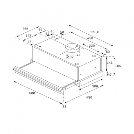 Кухонная вытяжка TEKA CNL 6400 STAINLESS STEEL