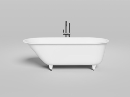 Ванна встраиваемая Salini ORNELLA 180x80, S-Sense, матовый белый 102312M