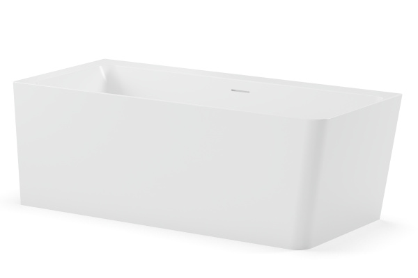 Ванна Турин ТУ-1600 L, Белый матовый (18), T [Solid Surface]