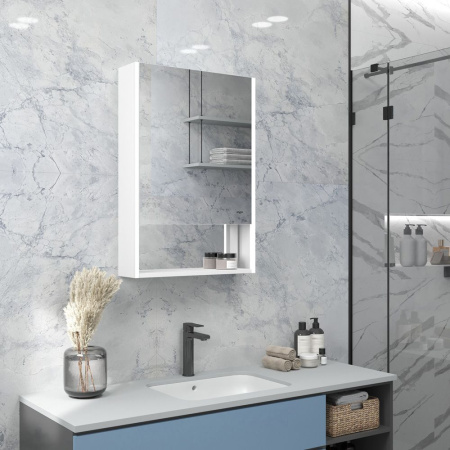 Зеркало-шкаф Reflexion Box White LED 500х800 RF2420WH