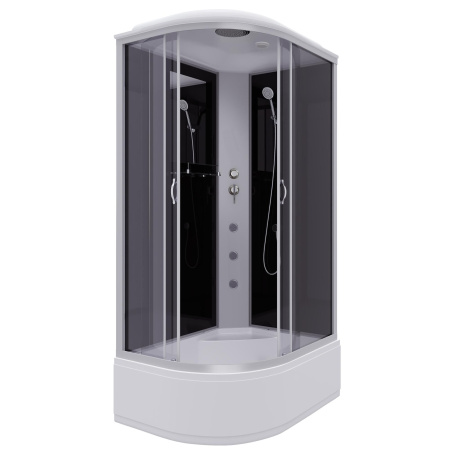 Душевая кабина Niagara Classic NG-2510-14RG (120х80х215) высокий поддон(40см),стекло тонированное