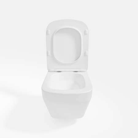 Унитаз подвесной Vincea Tornado Edge VT1-38T, цвет белый, ультратонкое soft-close сиденье