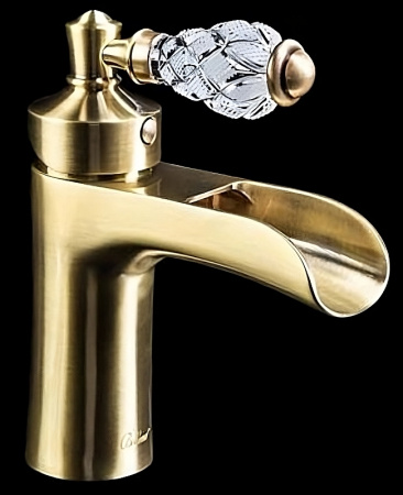 Смеситель для раковины Boheme Vogue Crystal 201-CRST Бронза