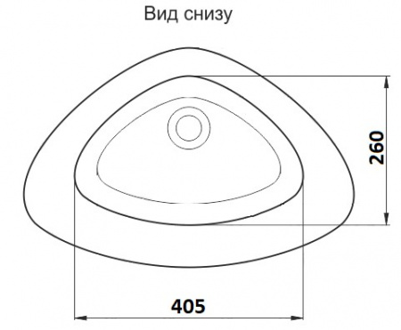 Раковина накладная CeramaLux 7472B