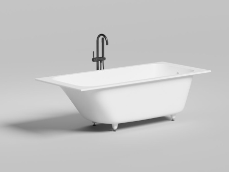 Ванна встраиваемая Salini ORLANDA 180x80, S-Sense, матовый белый 102012M