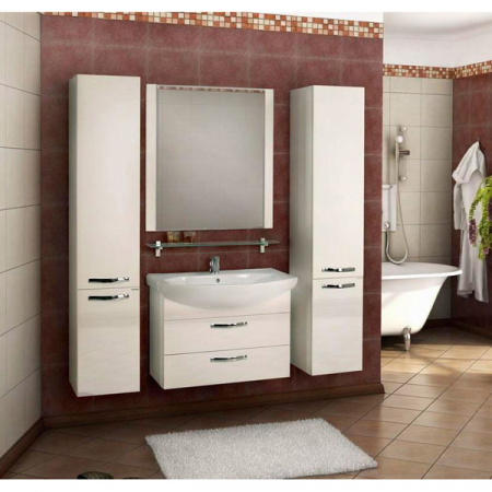 Шкаф-пенал Акватон Ария М 34 1A124403AA010 с корзиной