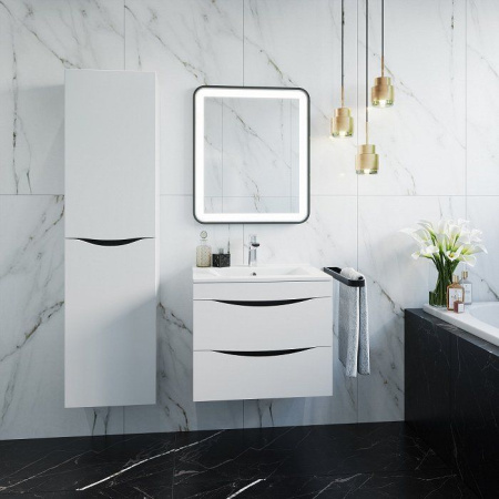 Тумба с раковиной IDDIS Cloud 80 подвесная белая (CLO80W0i95K)