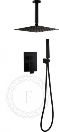 Душевая система скрытого монтажа FILARETE Fing FL1044 (Черный матовый)