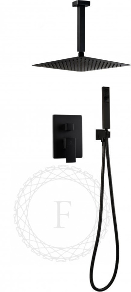Душевая система скрытого монтажа FILARETE Fing FL1044 (Черный матовый)