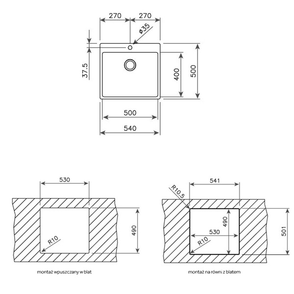 Мойка ТЕКА FORLINEA R15 500.400 AUTO W/OVF SINK