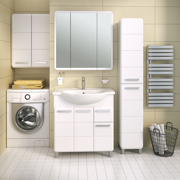 Тумба под раковину Runo  (под умывальник Erica 80) Эрика 80 (УТ000003319)