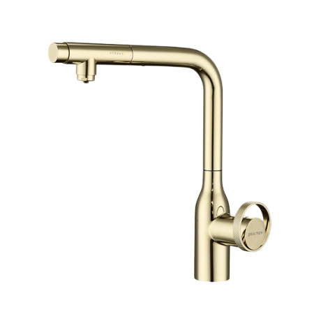 Смеситель для кухни Paulmark URBAN Ur213104-G, золото