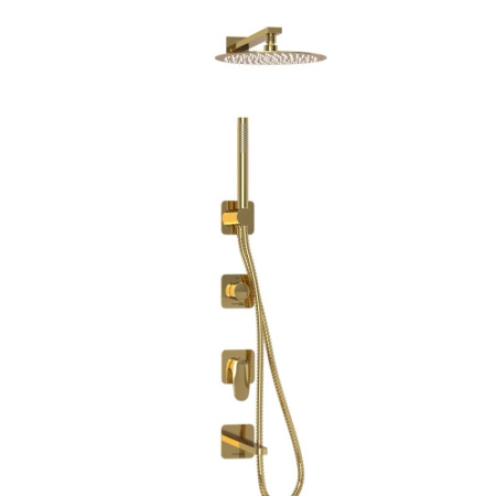 A2151.278.279.183.208.280.197.281 Встраиваемый комплект для ванны WasserKRAFT с верхней душевой насадкой, лейкой