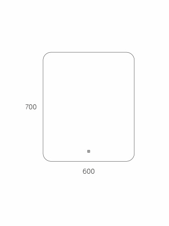 Зеркало Taliente Zled TA-Zled-B6070 60х70 LED