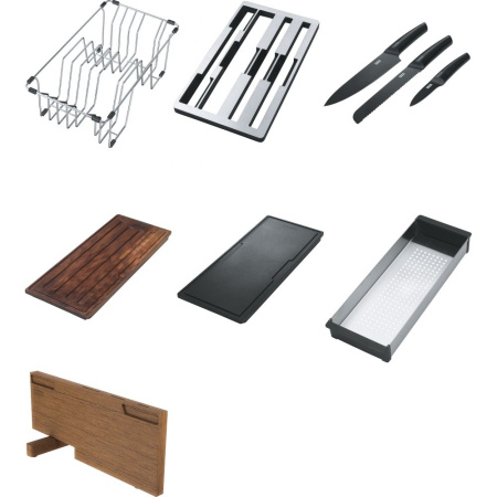 Кухонная мойка FRANKE 127.0538.260 из нержавеющей стали BWX 220-54-27 TL WCL  (вентиль-автомат в комплекте)