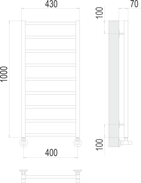 TERMINUS Контур П9 400х1000