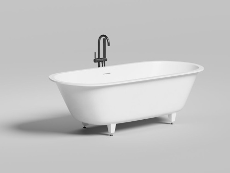 Ванна встраиваемая Salini ORNELLA AXIS KIT 190x90, S-Stone, матовый белый 103522M