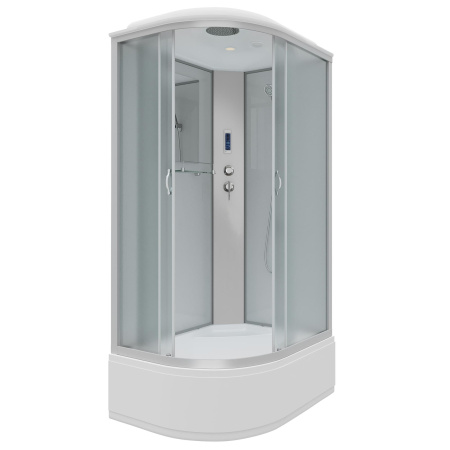 Душевая кабина Niagara Classic NG-2310-14RP (120х80х215) высокий поддон(40см),стекло матовое