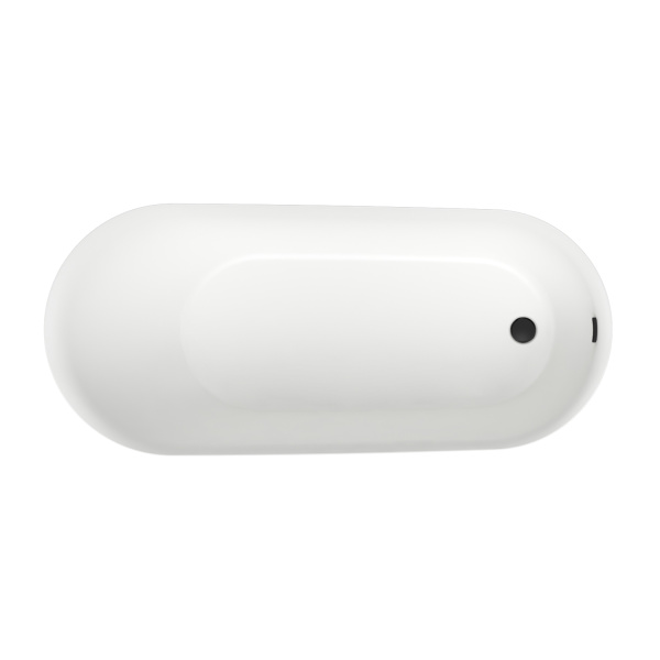 Акриловая ванна в наборе 4 в 1: отдельностоящая ванна, ножки, экран, слив-перелив Wellsee Paradise Story 236602003