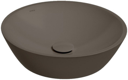 Раковина ISVEA SistemaY Soft накладная 450*450*120 цвет коричневый матовый 10SY66045SV-2H