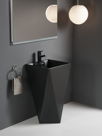 Раковина напольная WeltWasser WW LEERBACH 460 MT-BL