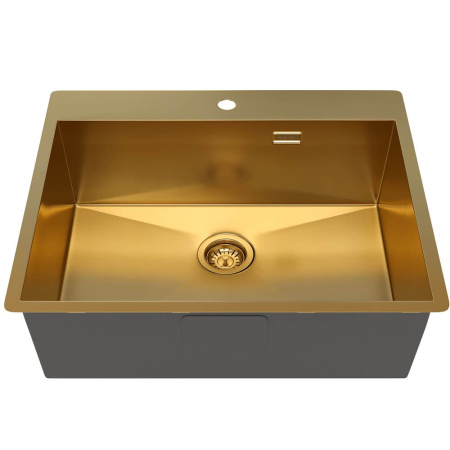 Кухонная мойка Reflexion Iseo RX2260GD брашированное золото