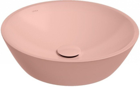 Раковина ISVEA SistemaY Soft накладная 450*450*120 цвет лососевый матовый 10SY66045SV-2S