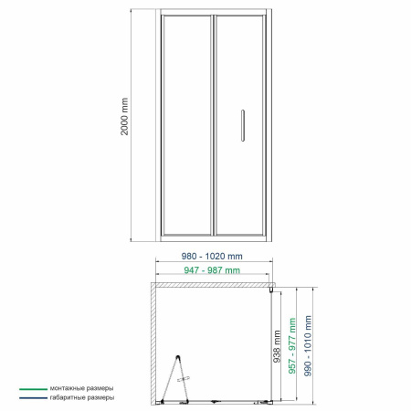Душевой уголок WasserKRAFT Weser 78F19